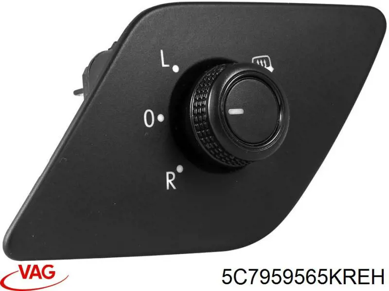 5C7959565KREH VAG Блок управления зеркалами заднего вида, на двери