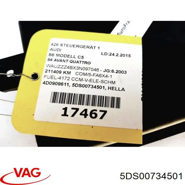  5DS00734501 VAG
