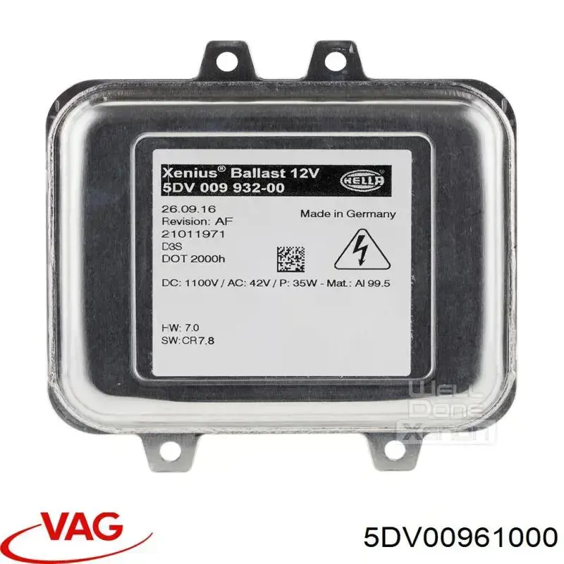 5DV00961000 VAG unidade de encendido (xénon)