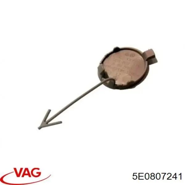 Заглушка бампера буксировочного крюка VAG 5E0807241