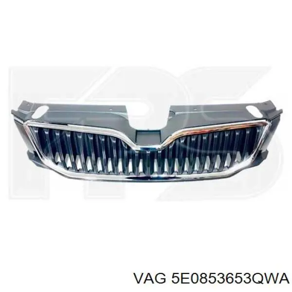 5E0853653QWA VAG Решетка радиатора
