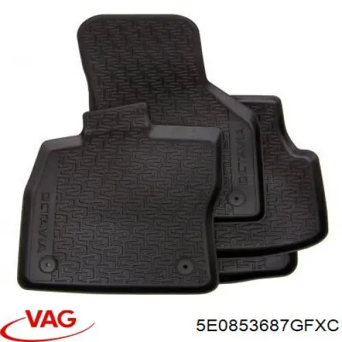 Эмблема крышки багажника 5E0853687GFXC VAG