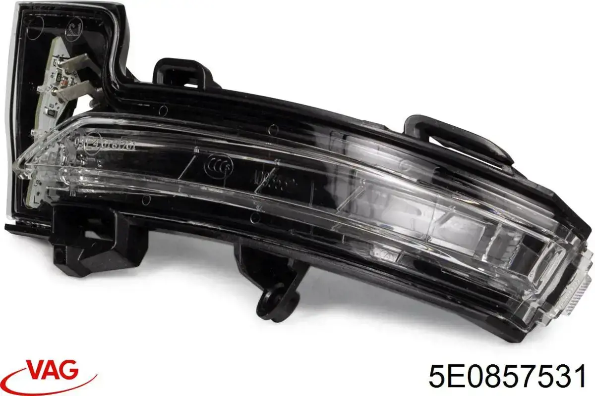 Корпус зеркала заднего вида (внутрення часть) VAG 5E0857531 цена, от 16.56 USD