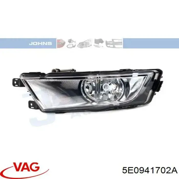 Фара противотуманная, правая VAG 5E0941702A цена, от 29.33 USD