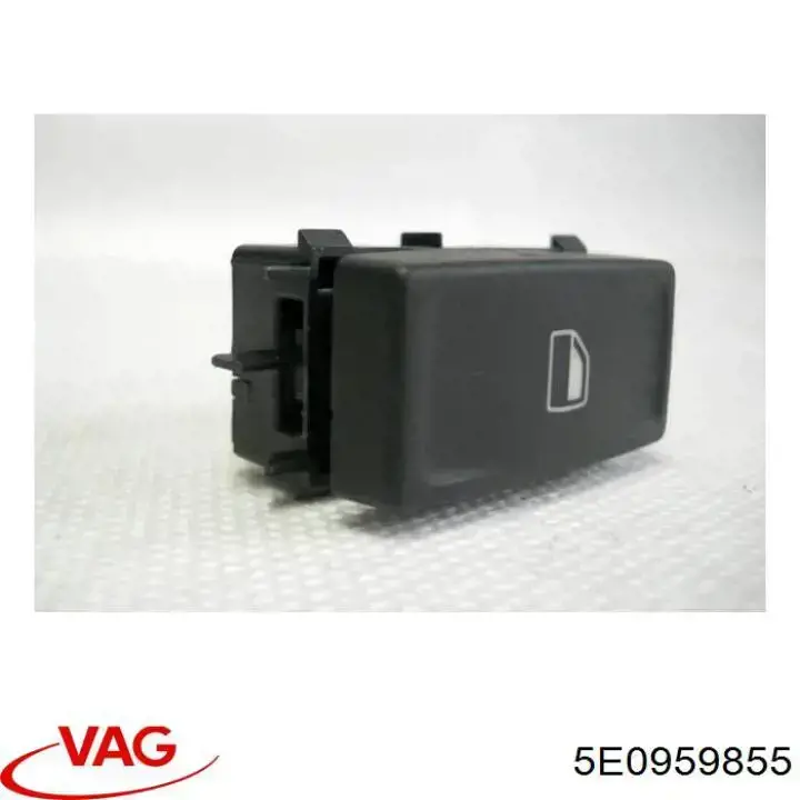 5E0959855 VAG кнопка включения мотора стеклоподъемника передняя правая