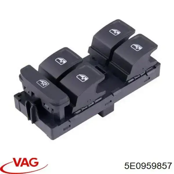 5E0959857 VAG кнопочный блок управления стеклоподъемником передний левый