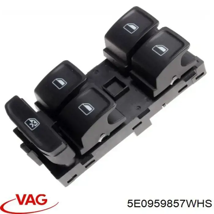 5E0959857WHS VAG кнопочный блок управления стеклоподъемником передний левый