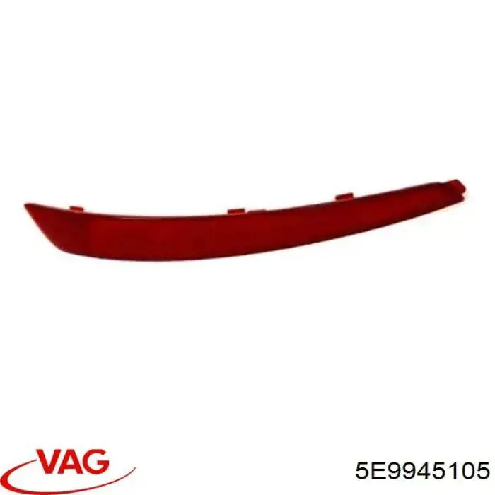 Левый отражатель заднего бампера AND 30945063 цена, от 13.05 USD