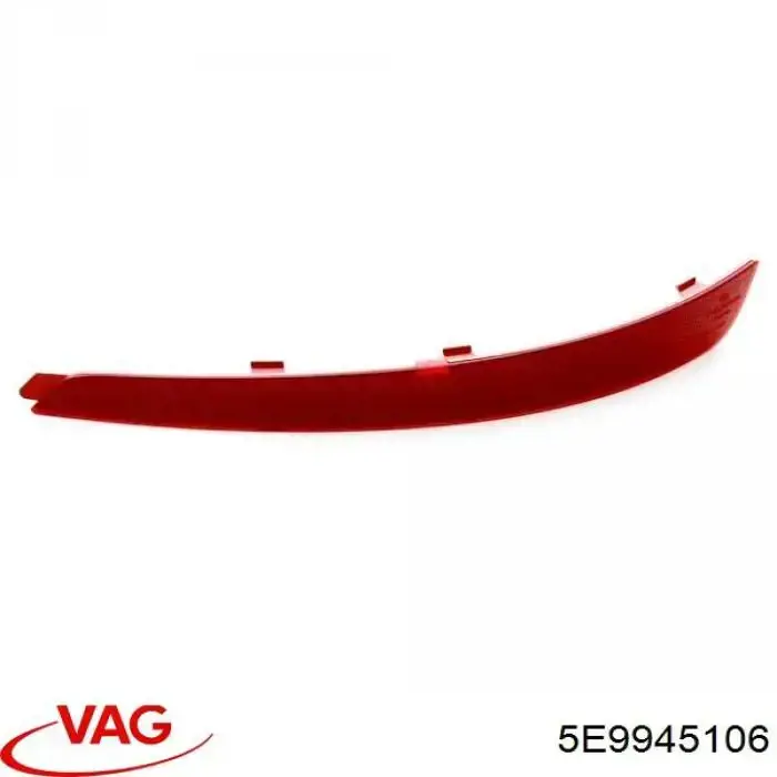 Правый катафот заднего бампера ZSD1607R Signeda