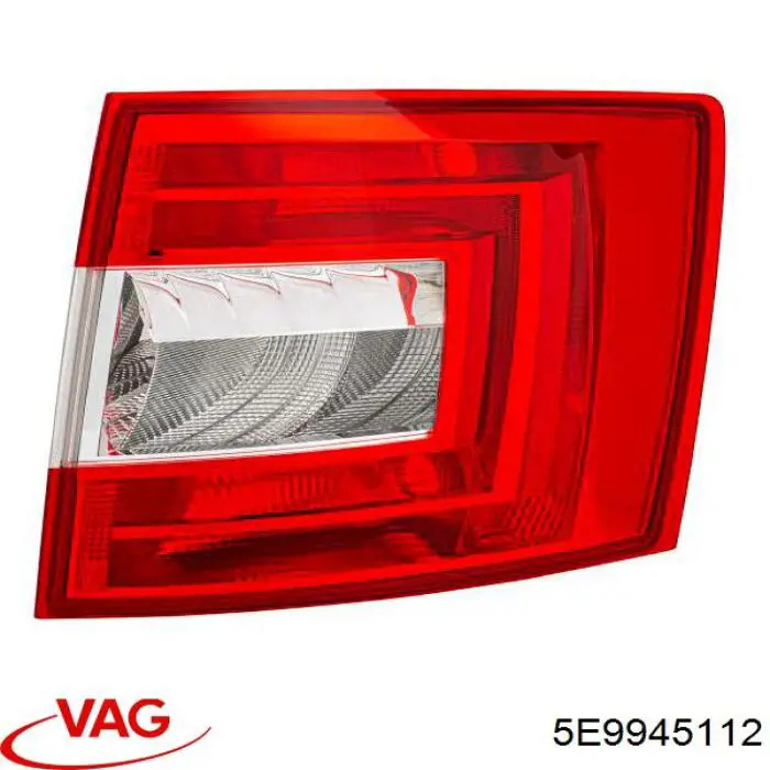 Фонарь задний правый VAG 5E9945112 цена, от 126.41 USD