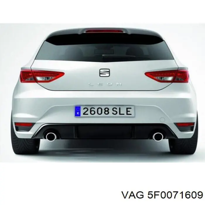 5F0071609 VAG Задний бампер
