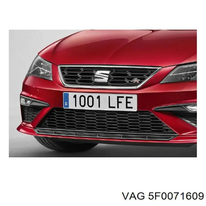 Купить 5F0071609 VAG Задний бампер