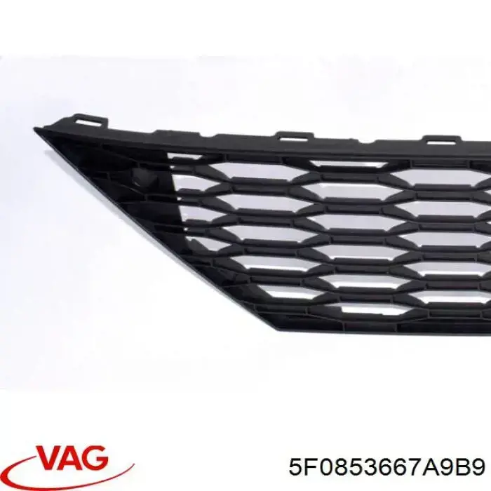 Облицовка радиатора VAG 5F0853667A9B9 цена, от 23.50 USD