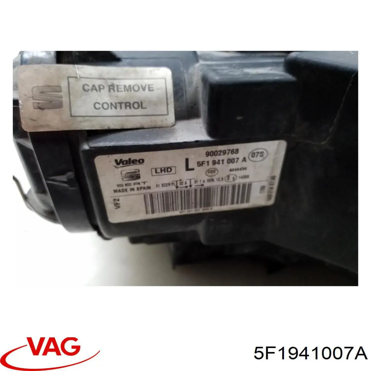 Левая фара 5F1941007D VAG