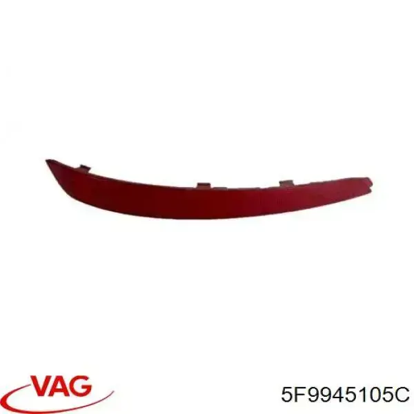 5F9945105C VAG Левый катафот бампера