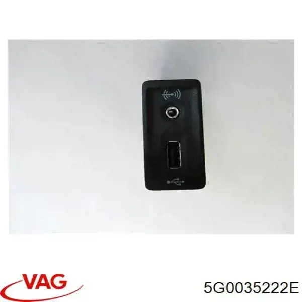 5G0035222E VAG dispositivo de carregamento usb