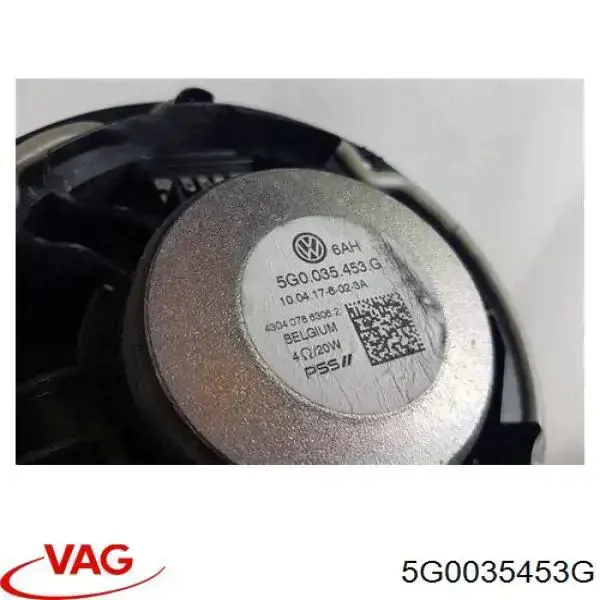 5G0035453G VAG Динамик передний