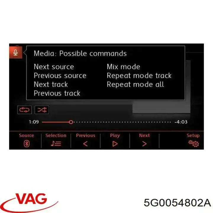  VAG 5G0054802A цена, от 396.38 USD