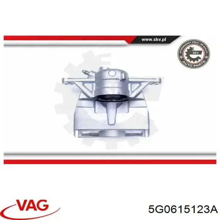Суппорт тормозной передний левый 5G0615123A VAG