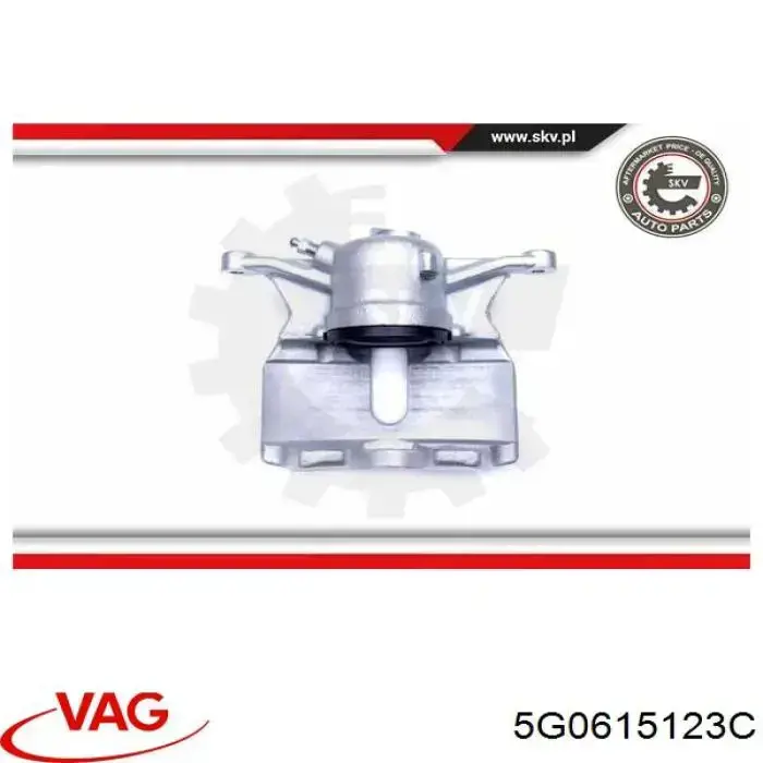Суппорт тормозной передний левый 5G0615123C VAG