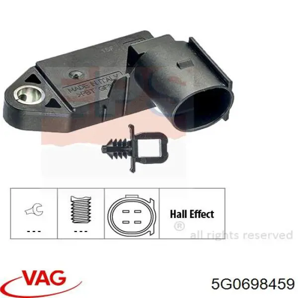 5G0698459 VAG Датчик тормоза