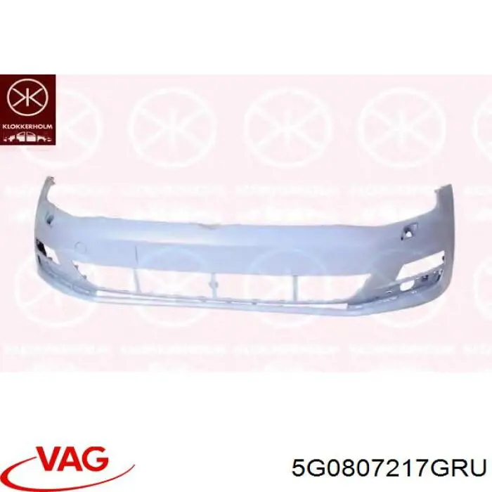 Бампер на авто VAG 5G0807217GRU цена, от 64.64 USD