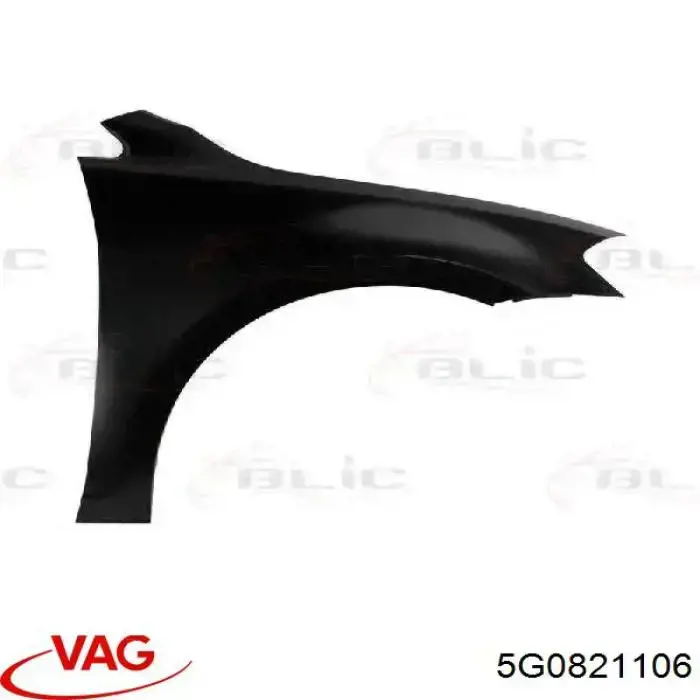 Крыло переднее правое 95C202J Polcar