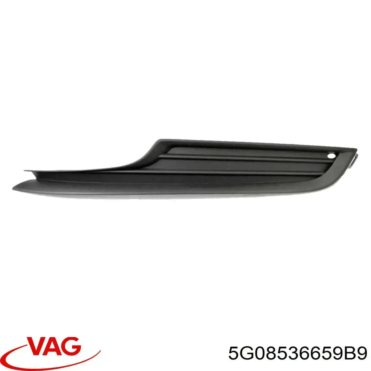 Решетка бампера переднего левая нижняя VAG 5G08536659B9
