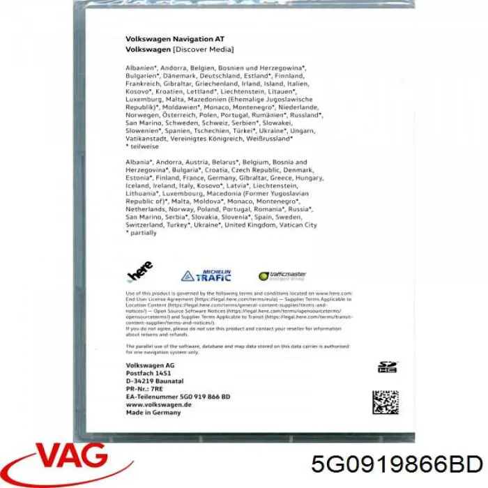  VAG 5G0919866BD цена, от 63.77 USD