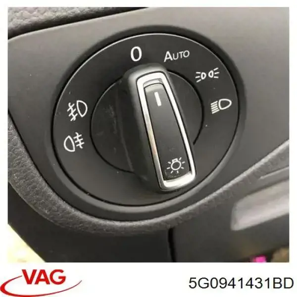 Comutador das luzes no "painel de instrumentos" para Volkswagen Tiguan (BW2)