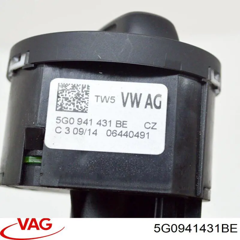 5G0941431BE VAG comutador das luzes no "painel de instrumentos"