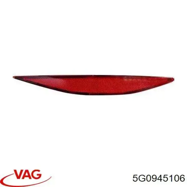Купить 5G0945106 VAG Правый катафот заднего бампера