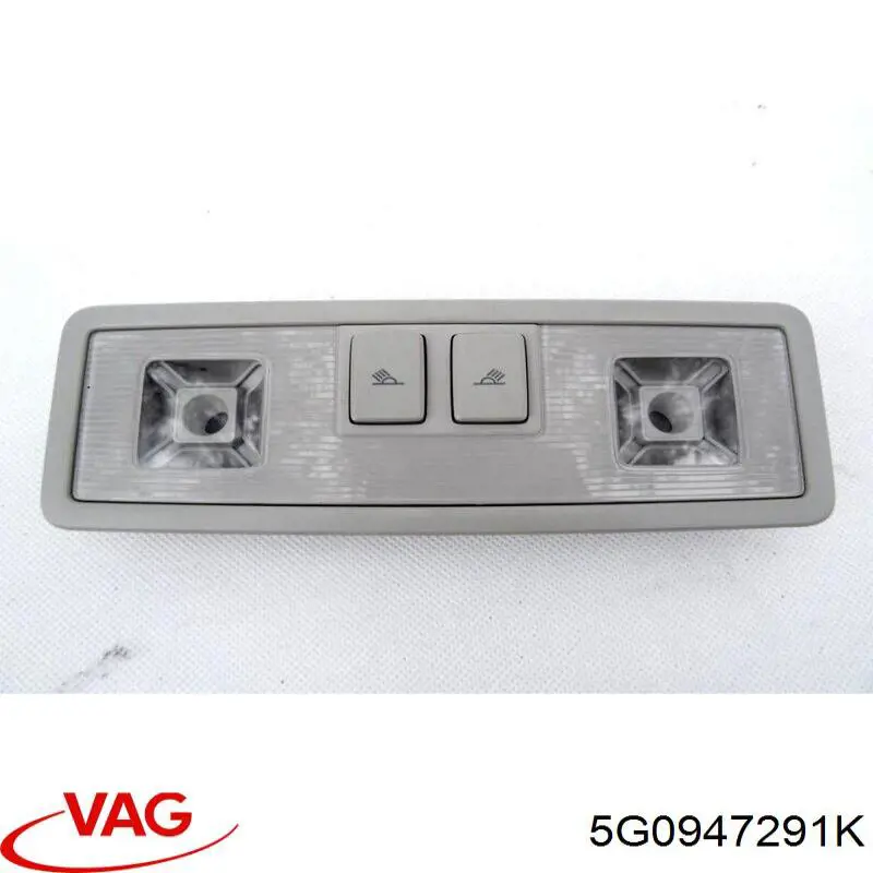 5G0947291K VAG Плафон освещения салона (кабины) задний