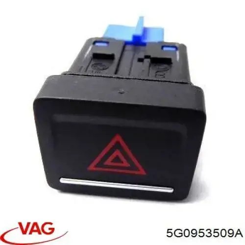 Купить 5G0953509A VAG Кнопка включения аварийной сигнализации