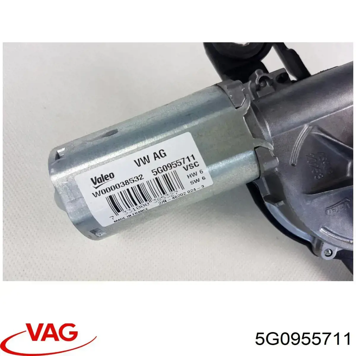 5GM955711A VAG motor de limpador pára-brisas de vidro traseiro