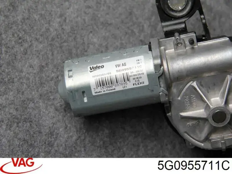 Моторчик заднего дворника 5G0955711C VAG