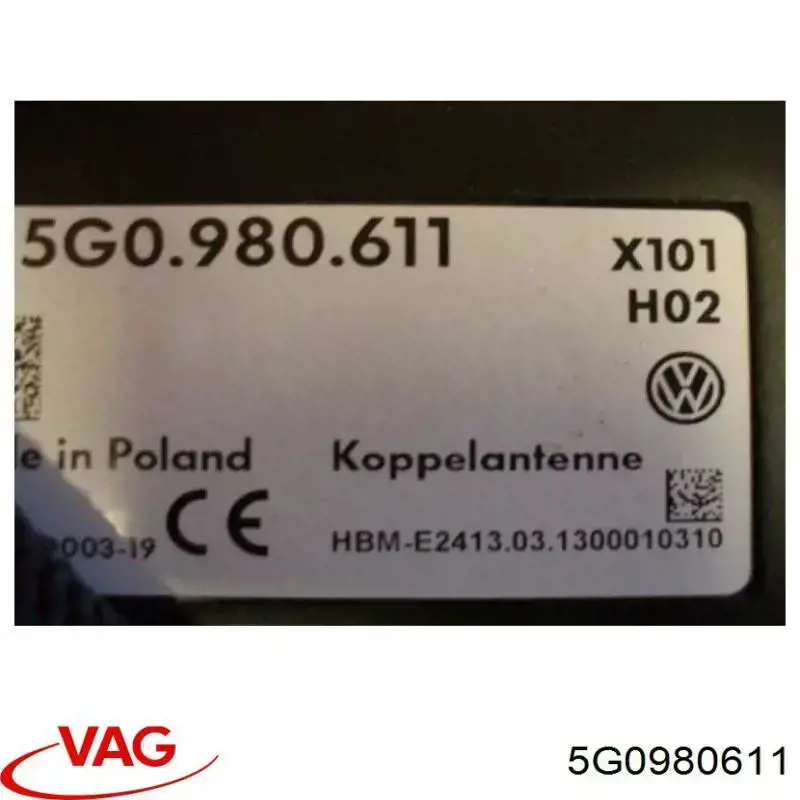  5G0980611 VAG