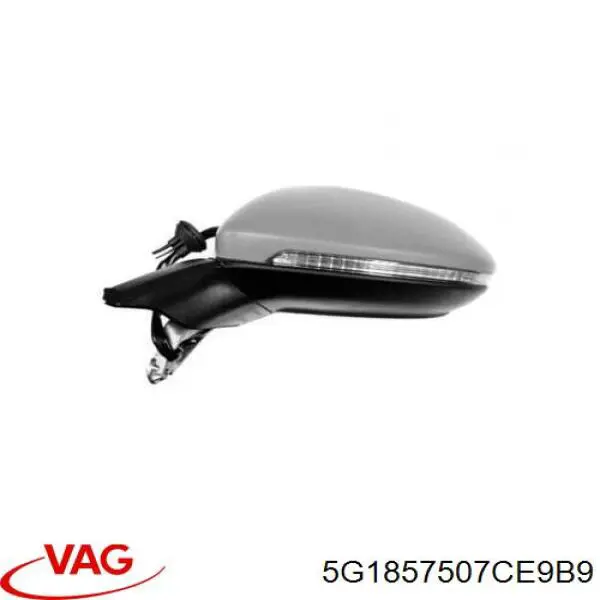 Корпус левого зеркала VAG 5G1857507CE9B9