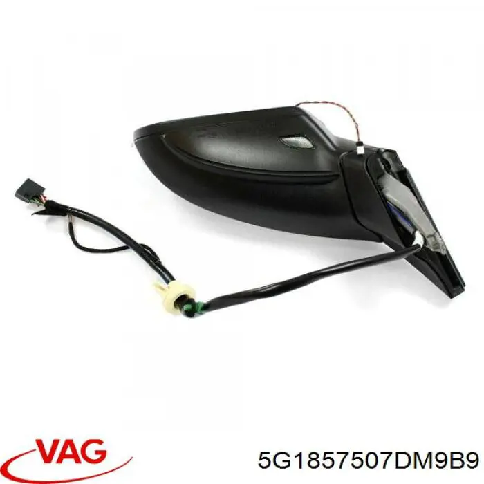 Купить 5G1857507CL9B9 VAG Корпус зеркала заднего вида левого (внутрення часть)