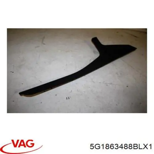 Накладка декоративная центральной консоли VAG 5G1863488BLX1 цена, от 11.86 USD