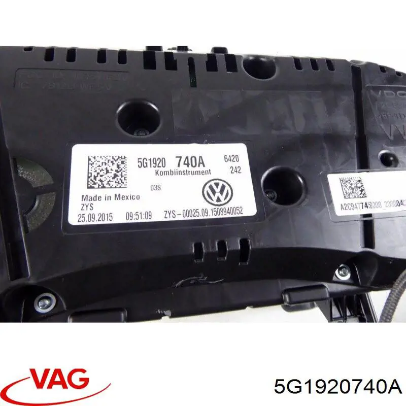 Купить 5G1920740A VAG Панель приборов