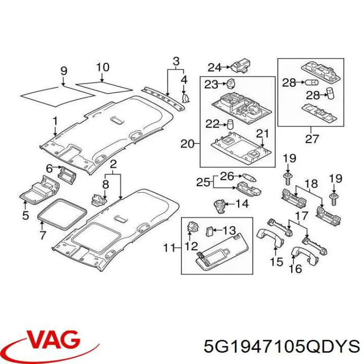  5G1947105QDYS VAG