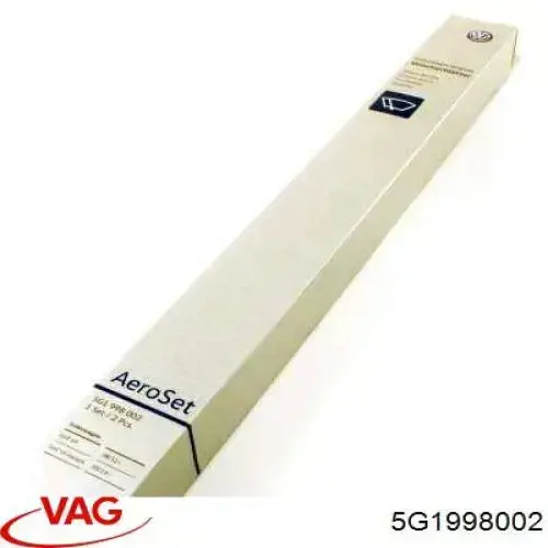Щетки стеклоочистителя 5G1998002 VAG