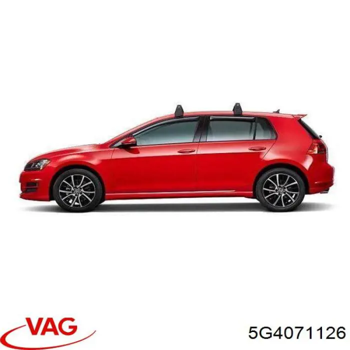 Купить 5G4071126 VAG Рейлинг крыши, комплект