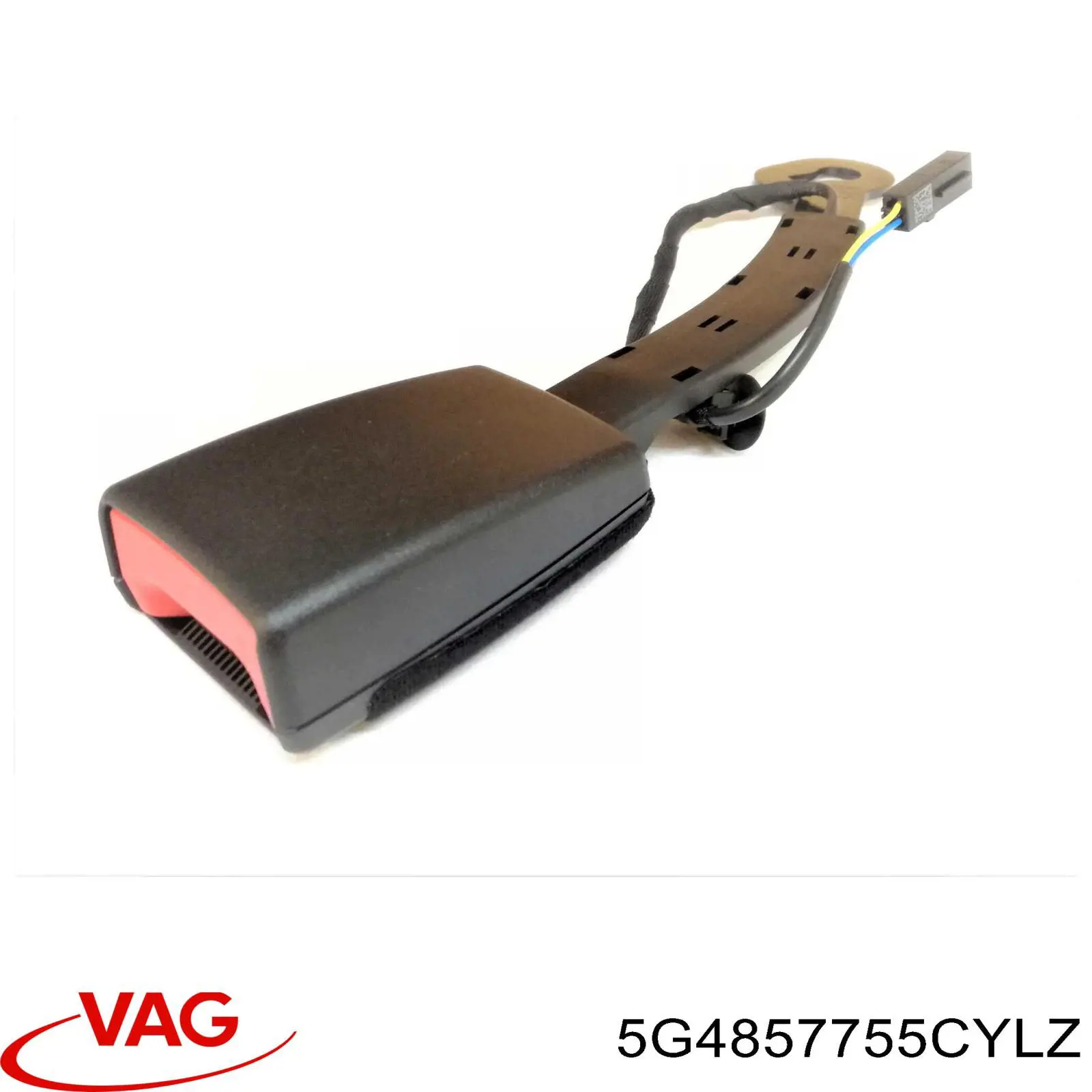 Купить 5G4857755CYLZ VAG Рычаг (замок) фиксации ремня безопасности передний левый
