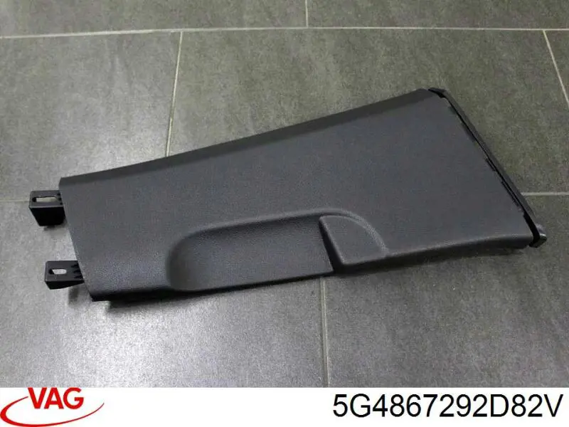 Купить 5G4867292F82V VAG Обшивка стойки кузова внутренняя средняя нижняя правая
