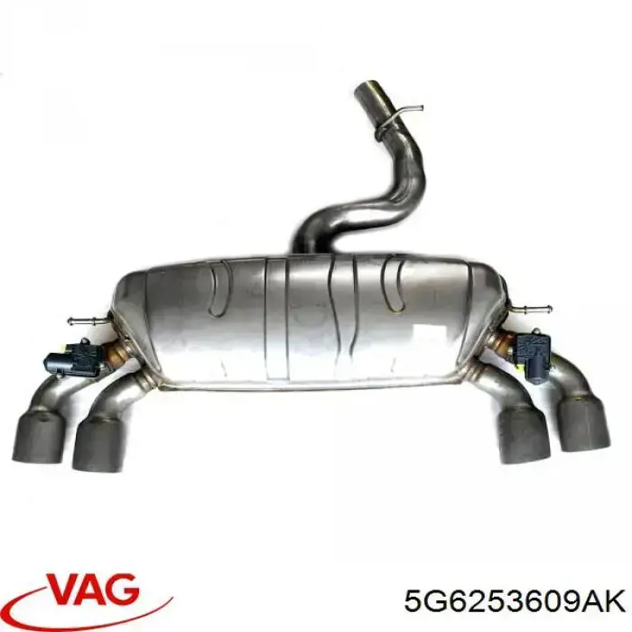 Выхлоп задний VAG 5G6253609AK цена, от 1272.40 USD