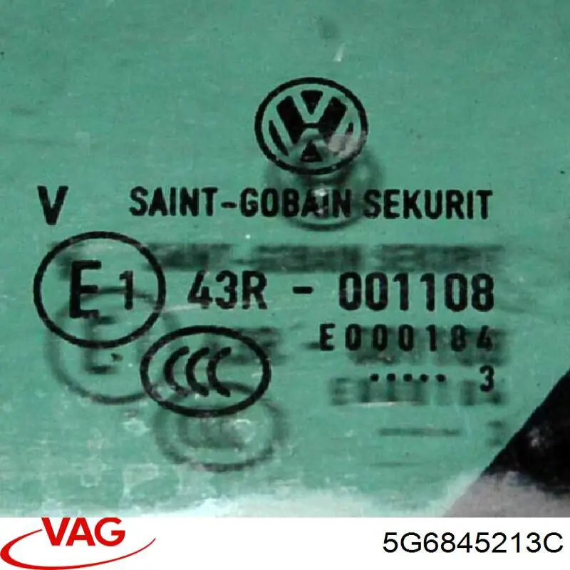Задняя форточка левая VAG 5G6845213C цена, от 18.96 USD