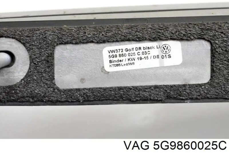 5G9860025C VAG 