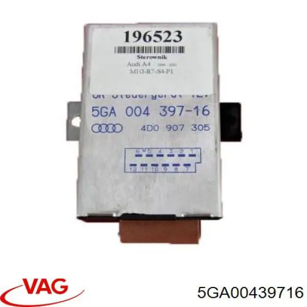  5GA00439716 VAG